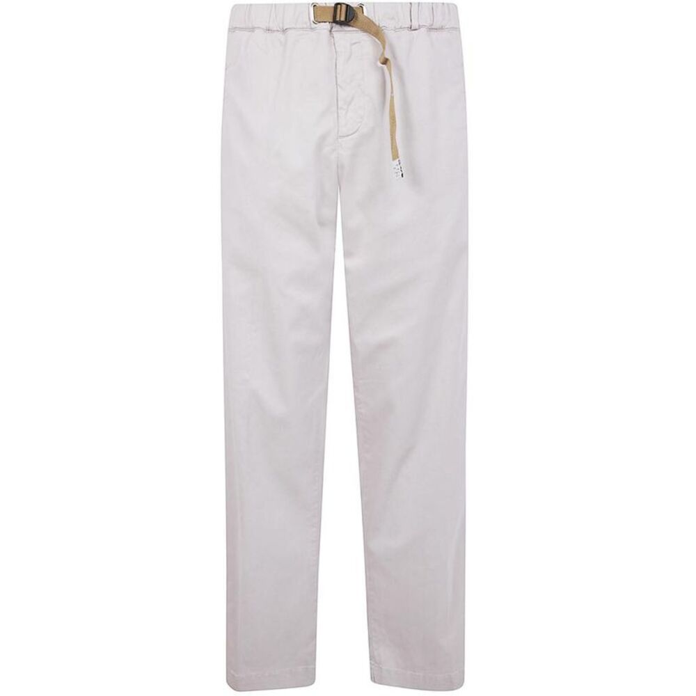 WHITE SAND Men's Belted Relaxed Fit Cotton Pants Men PINK & PURPLE